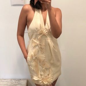BCBG Max Azria cocktail dress SZ 0 silk